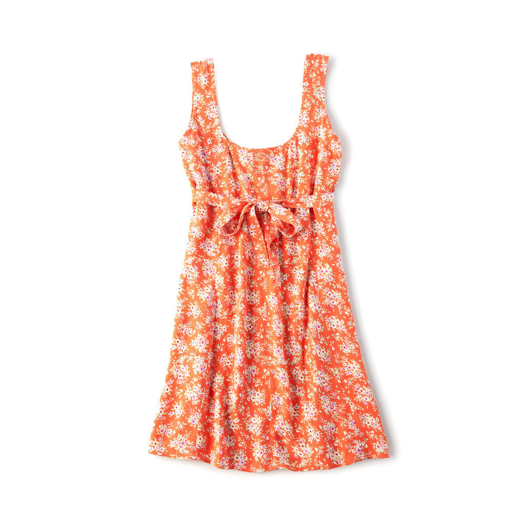 American Eagle เดรสผู้หญิง 4956 TIE BACK MINI DRESS สี RED - 039-4956-600