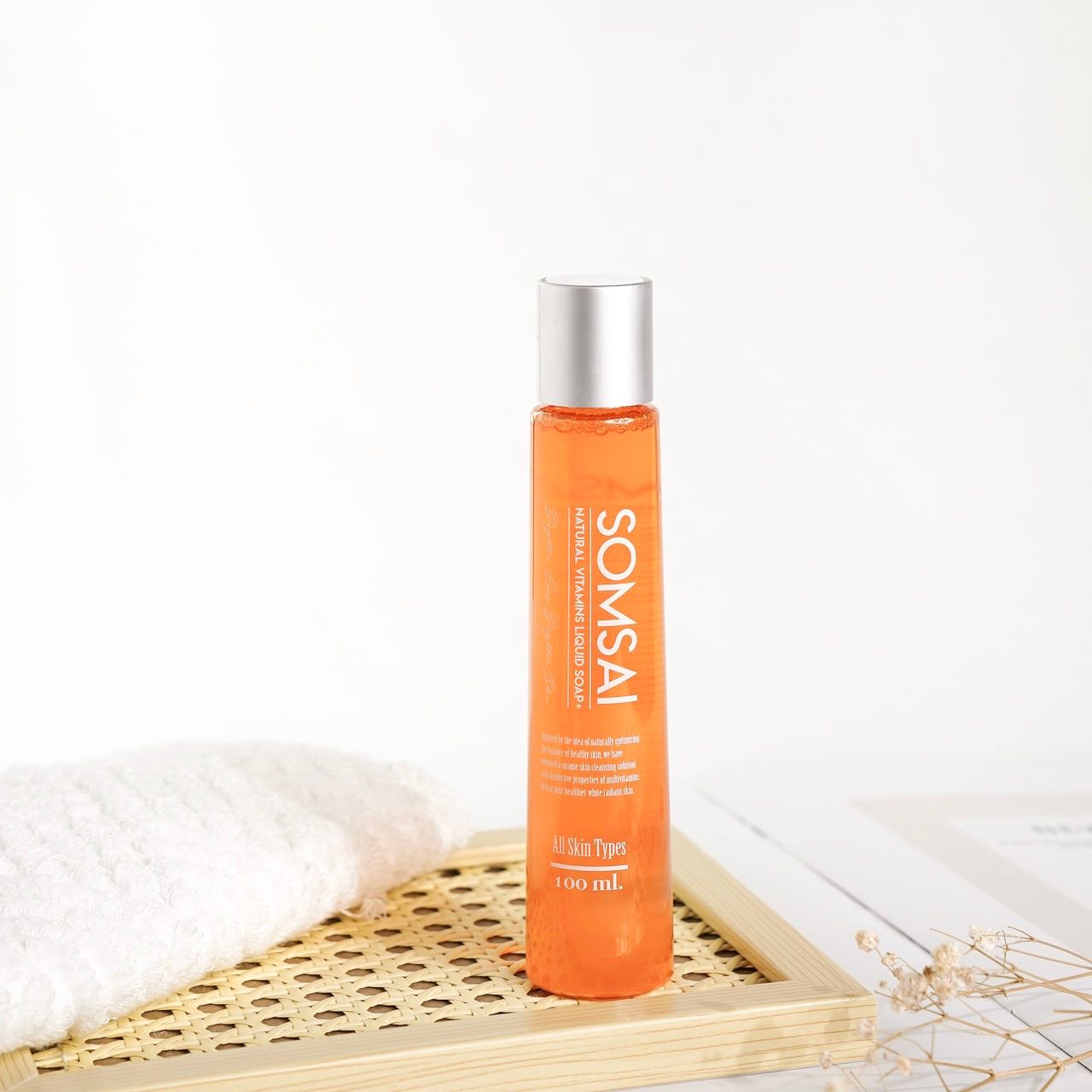 สบู่ส้มใสขวดเล็ก(100ml)