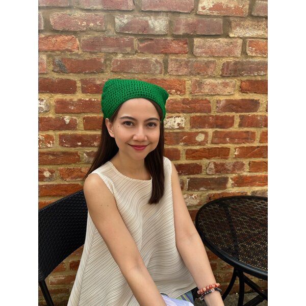 2MUAY Craft | ผ้าโพกผมไหมพรม แฮนด์เมด รุ่น HB002 Handmade Headband ผ้าโพกผมถักโครเชต์ ผ้าคาดผมสาม...