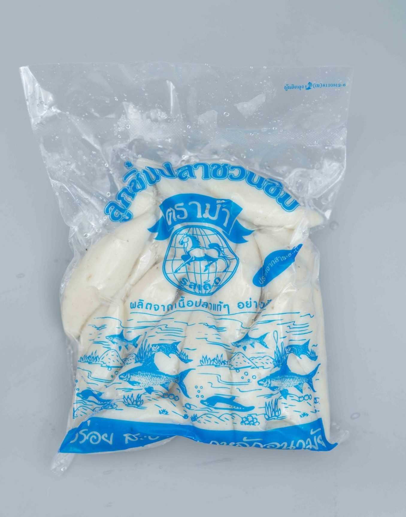 (แหลม ตราม้า) ลูกชิ้นปลา 500g/p x 10p/หิ้ว (ส่ง 50+ 27.50 บาท) (ส่ง 10+ 28 บาท)