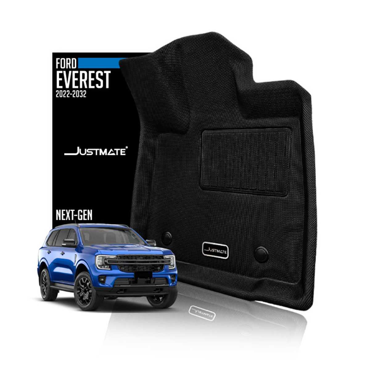 [JUSTMATE] FORD พรมปูพื้นรถยนต์ NEXT-GEN EVEREST 2022 - 2032
