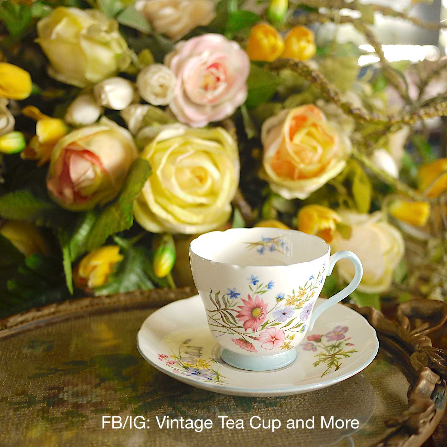 Shelley Wild Flowers Duo