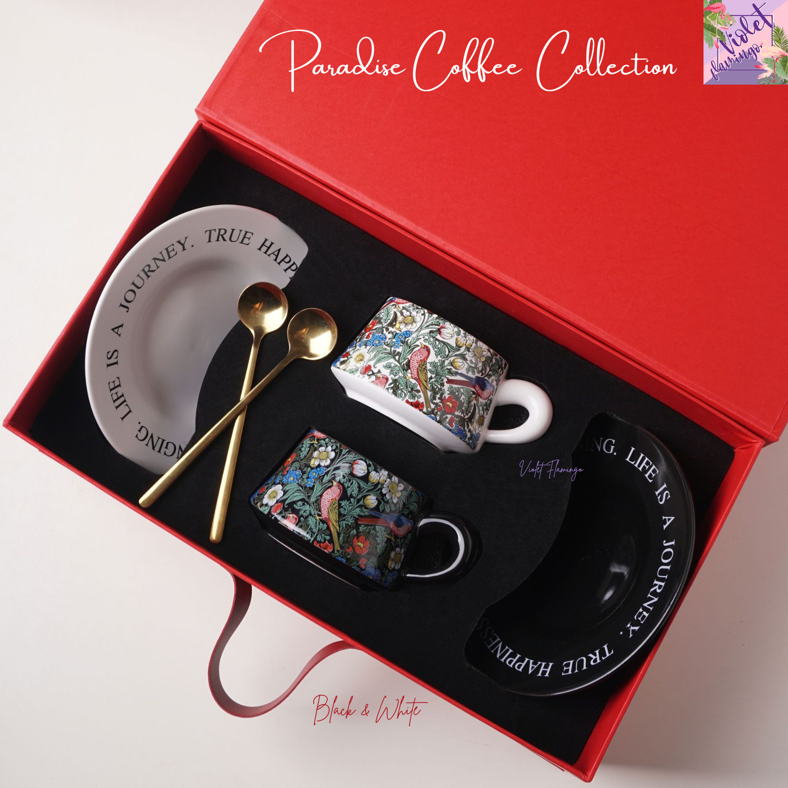 Paradise Coffee Collection ชุดแก้วกาแฟพร้อมกล่องของขวัญ