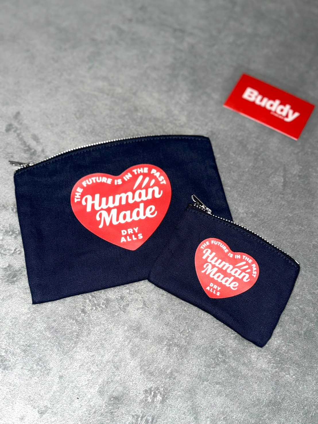 Human Made (BANK POUCH NAVY/CARD CASE NAVY)