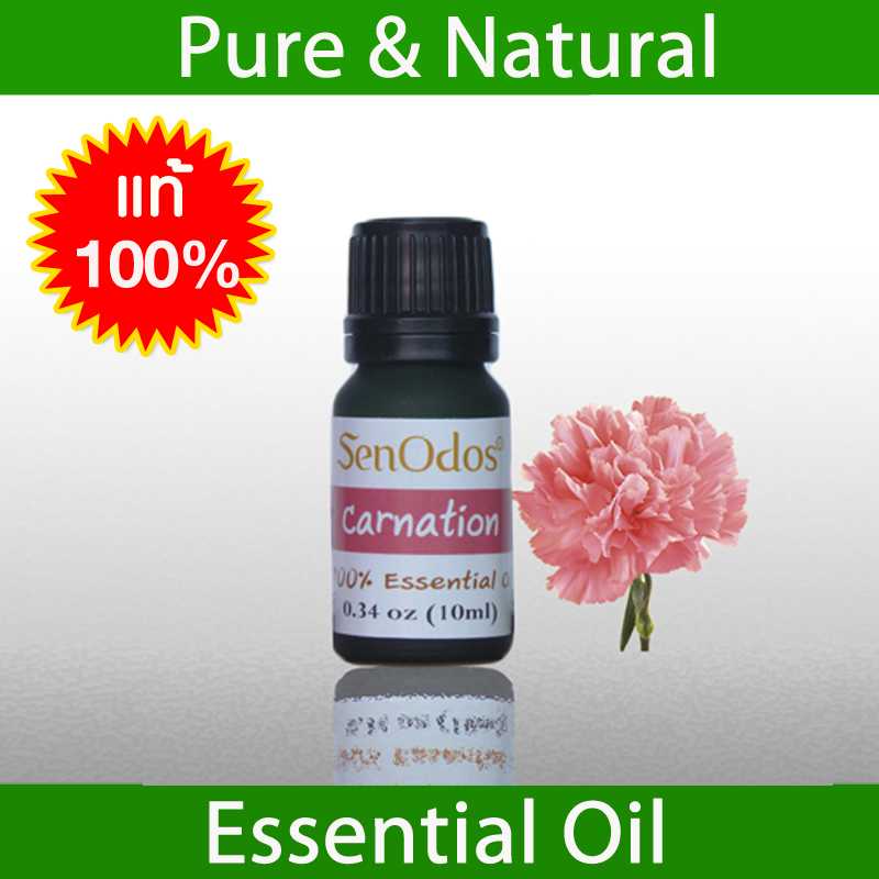 น้ำมันหอมระเหย แท้ 100%  กลิ่นคาร์เนชั่น  Carnation 100% Pure Essential Oil 10 ml