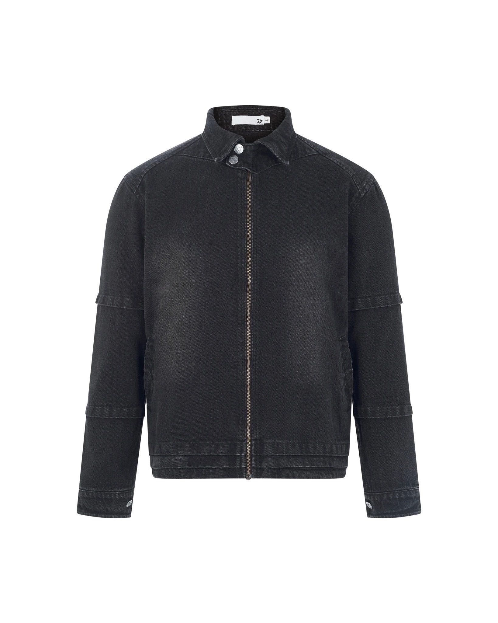 DIMOIR ASYMMETRIC CROSS-COLLAR JACKETS