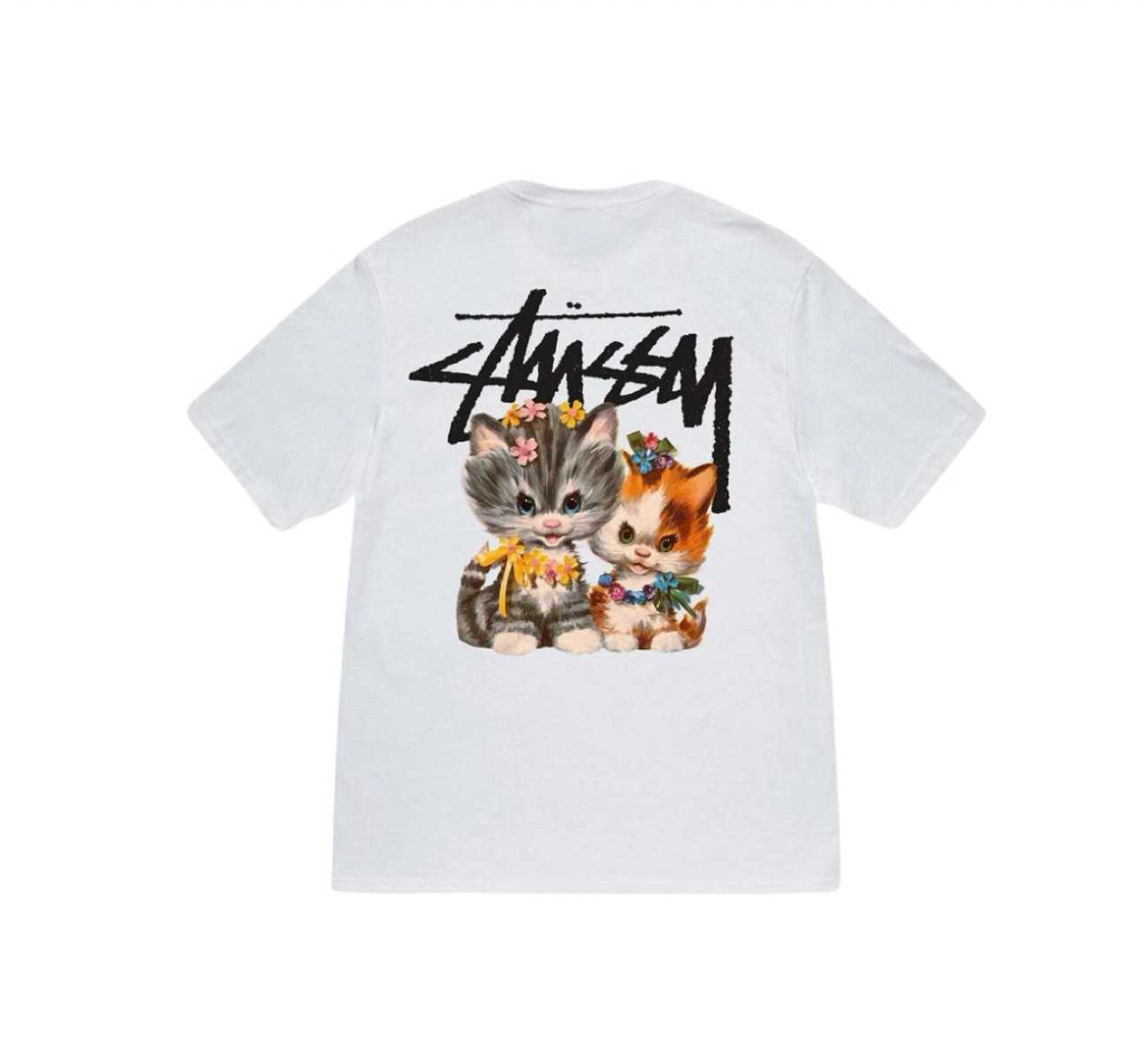 Stussy Kittens Tee White