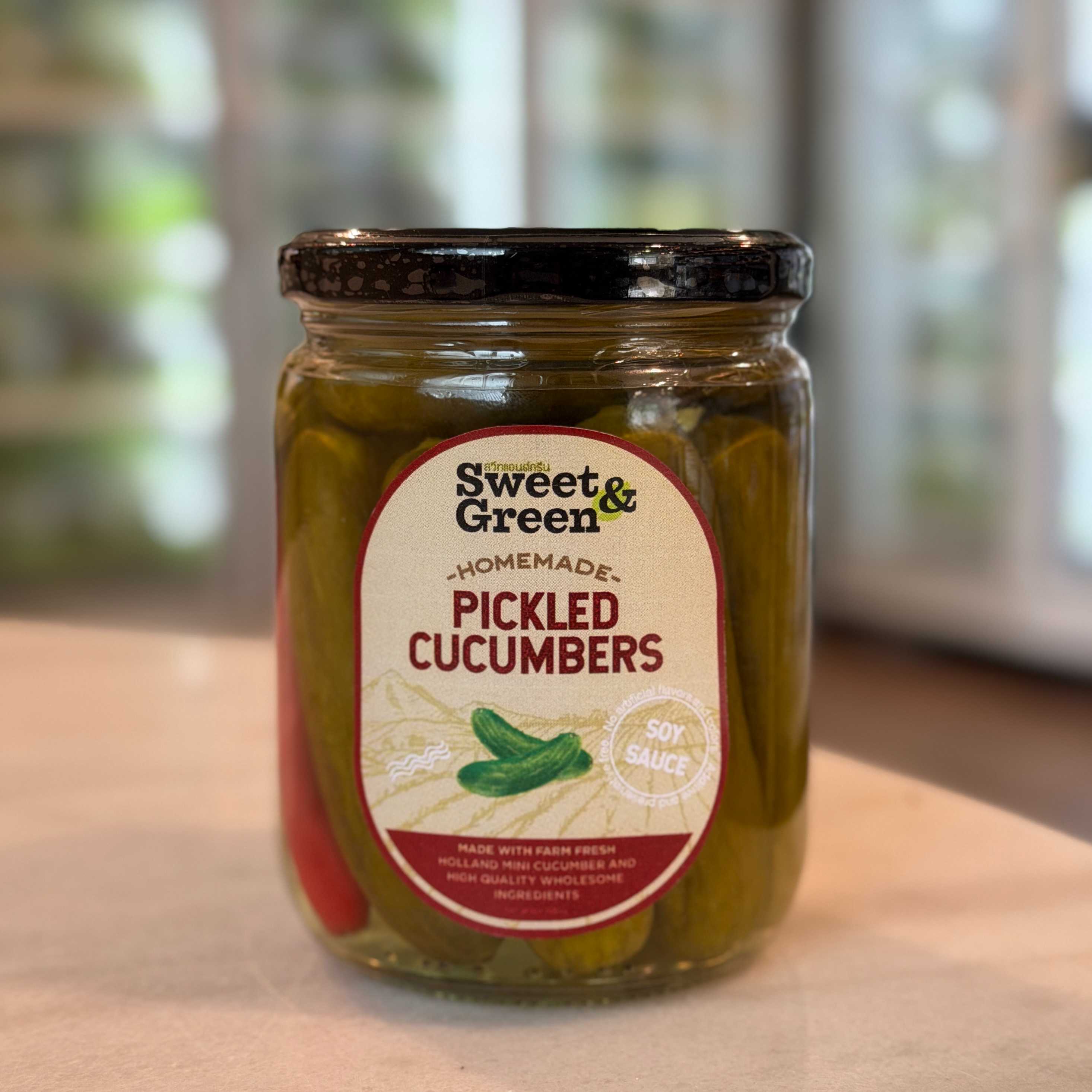 Pickled cucumbers ( soy sauce ) (แตงกวาดองซีอิ๊ว )