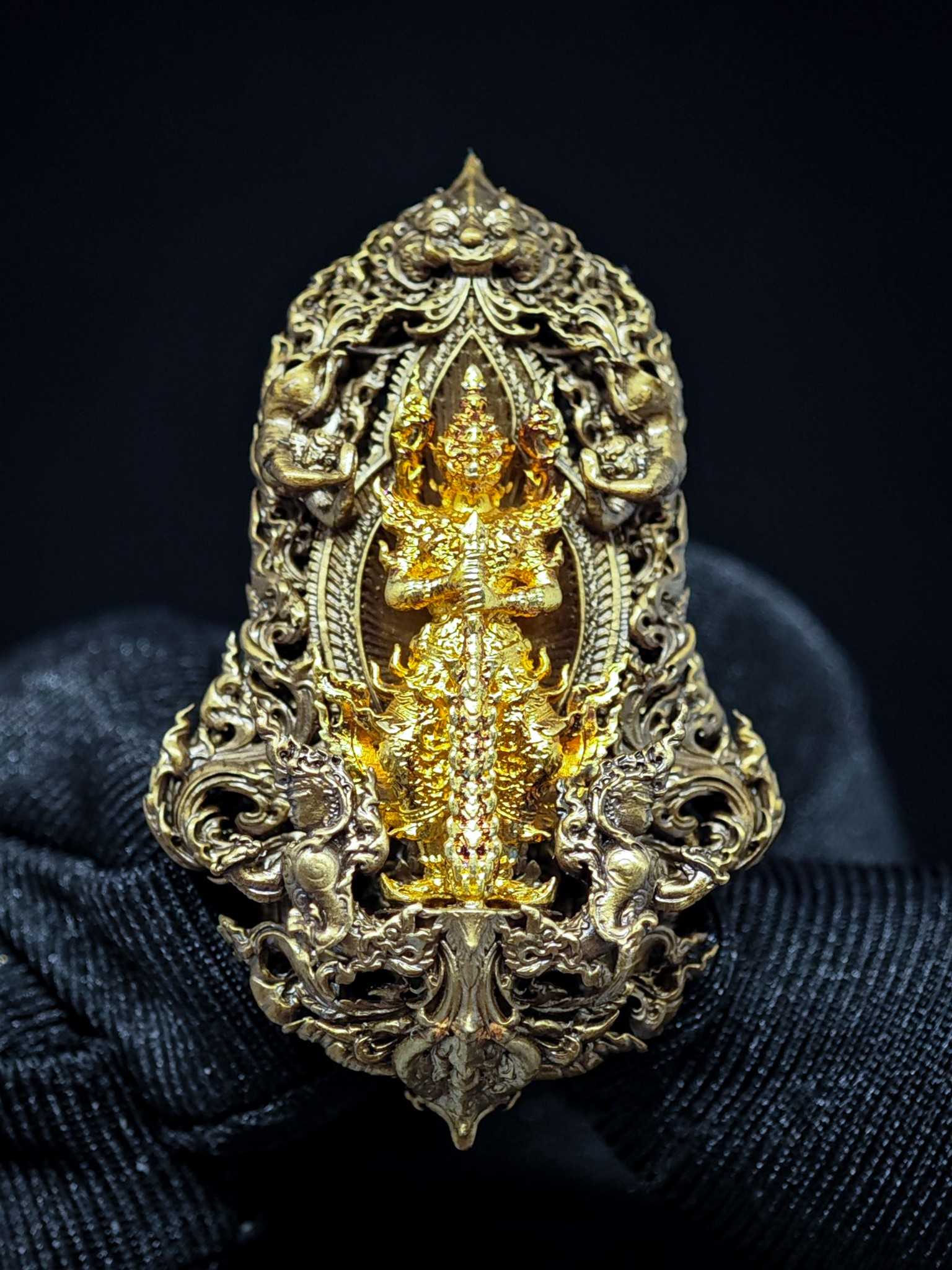 เหรียญท้าวเวสสุวรรณทรงดอกจำปี เวสสุวรรณอุรังคพิทักษ์