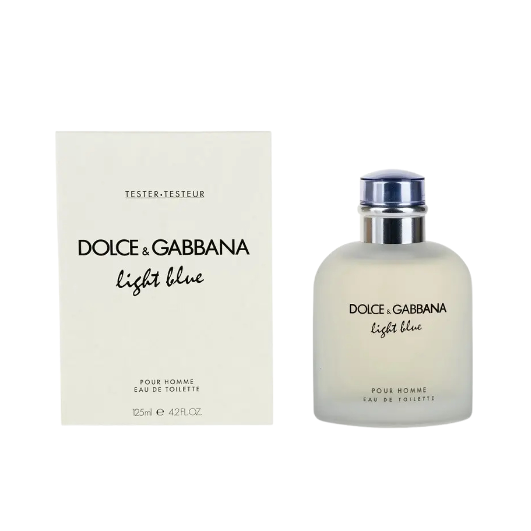 Dolce & Gabbana Light Blue Pour Homme EDT 125 มล กล่องขาว เทสเตอร์
