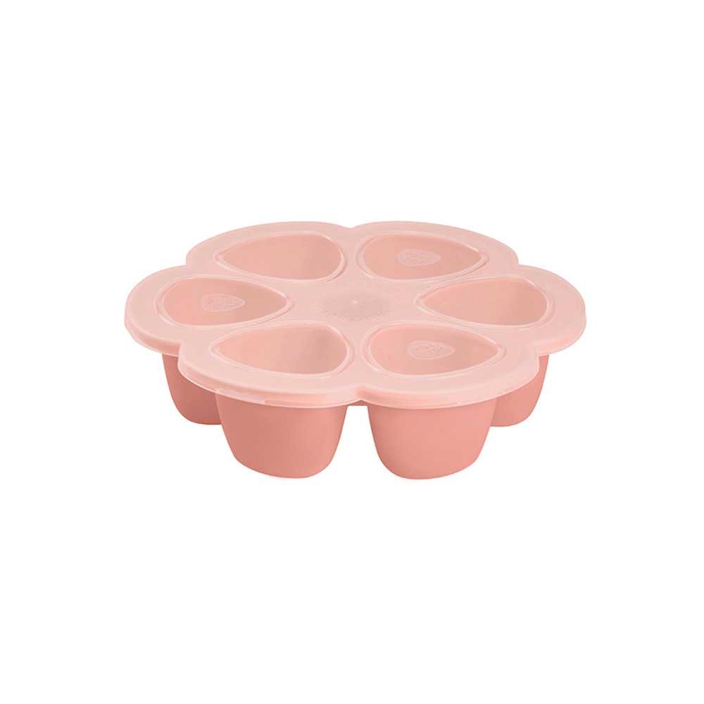 BEABA ถาดซิลิโคนแช่อาหาร Silicone multiportions 6 x 90 ml PINK