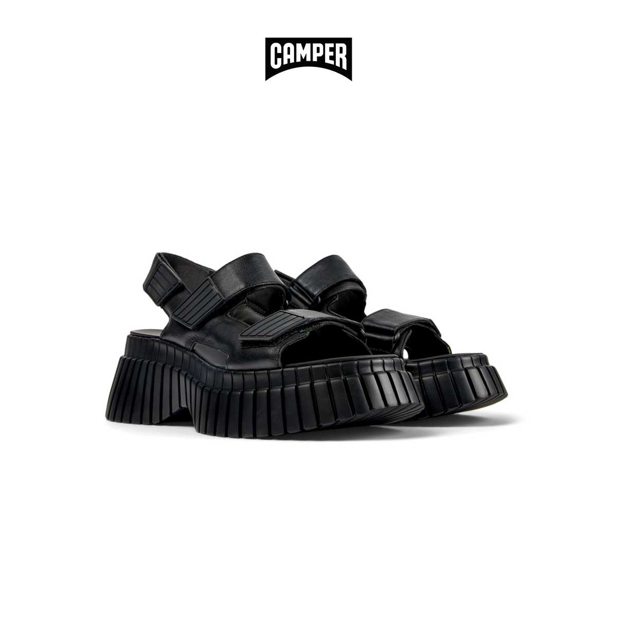 CAMPER รองเท้าแตะ ผู้หญิง รุ่น Pix BCN สีดำ ( SAN -  K201511-005 )
