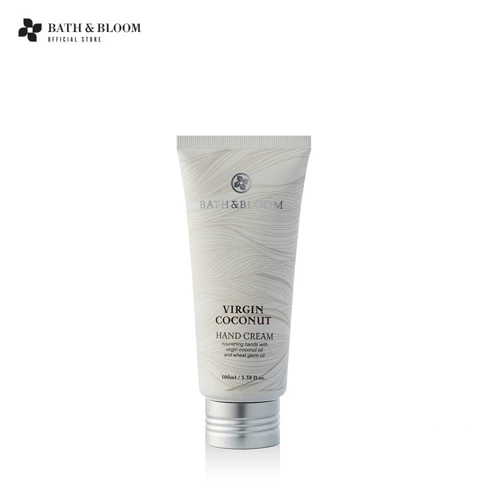 BATH & BLOOM Virgin Coconut Hand Cream ครีมบำรุงมือและเล็บ กลิ่นมะพร้าว ให้ผิวเนียมนุ่ม สุขภาพดี