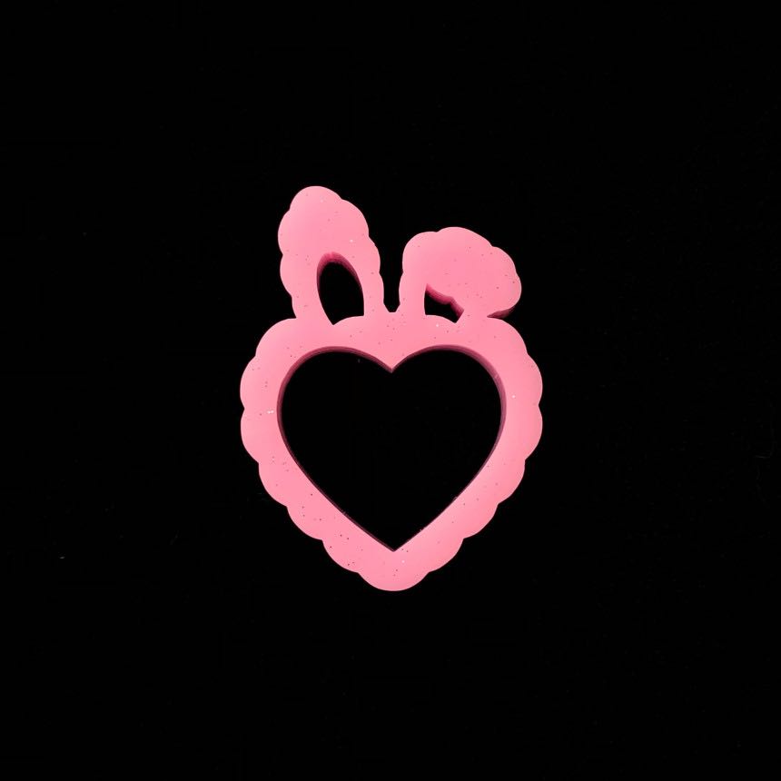 [angel craft] bunny heart mold