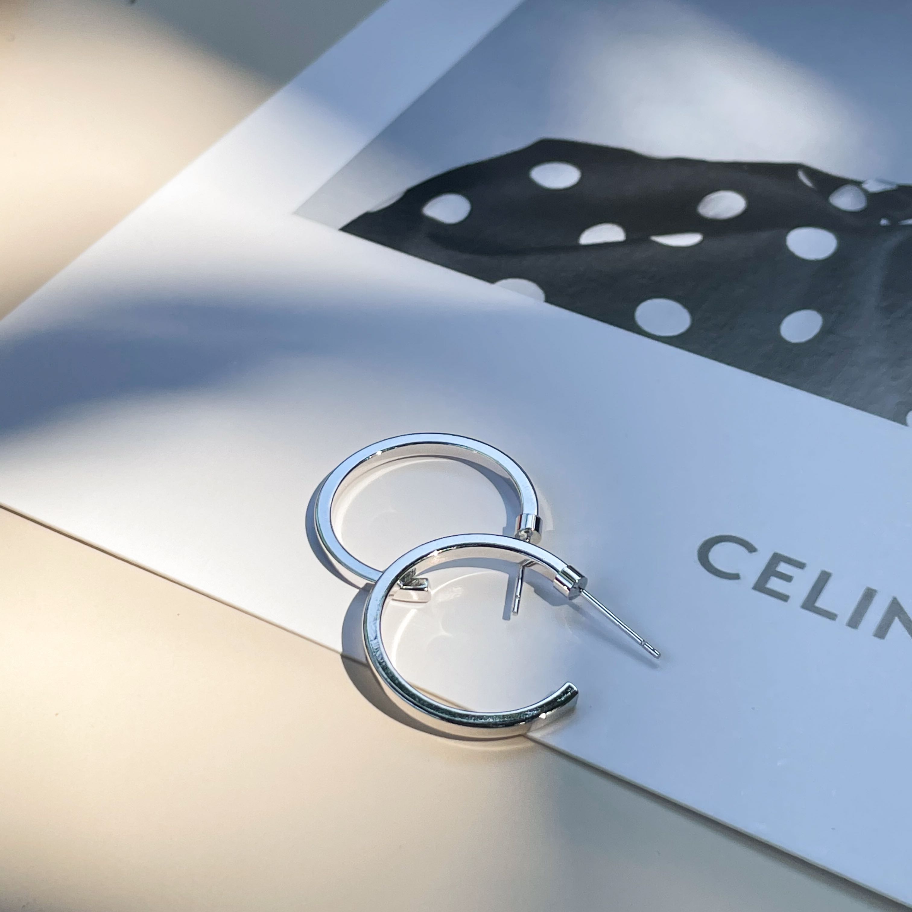 [Earring] Lunar Rings-Silver(M)