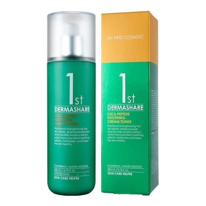 DERMASHARE CICA PEPTIDE SOOTHING CREAM TONER โทนเนอร์บำรุงผิวสารสกัดจากใบบัวบก