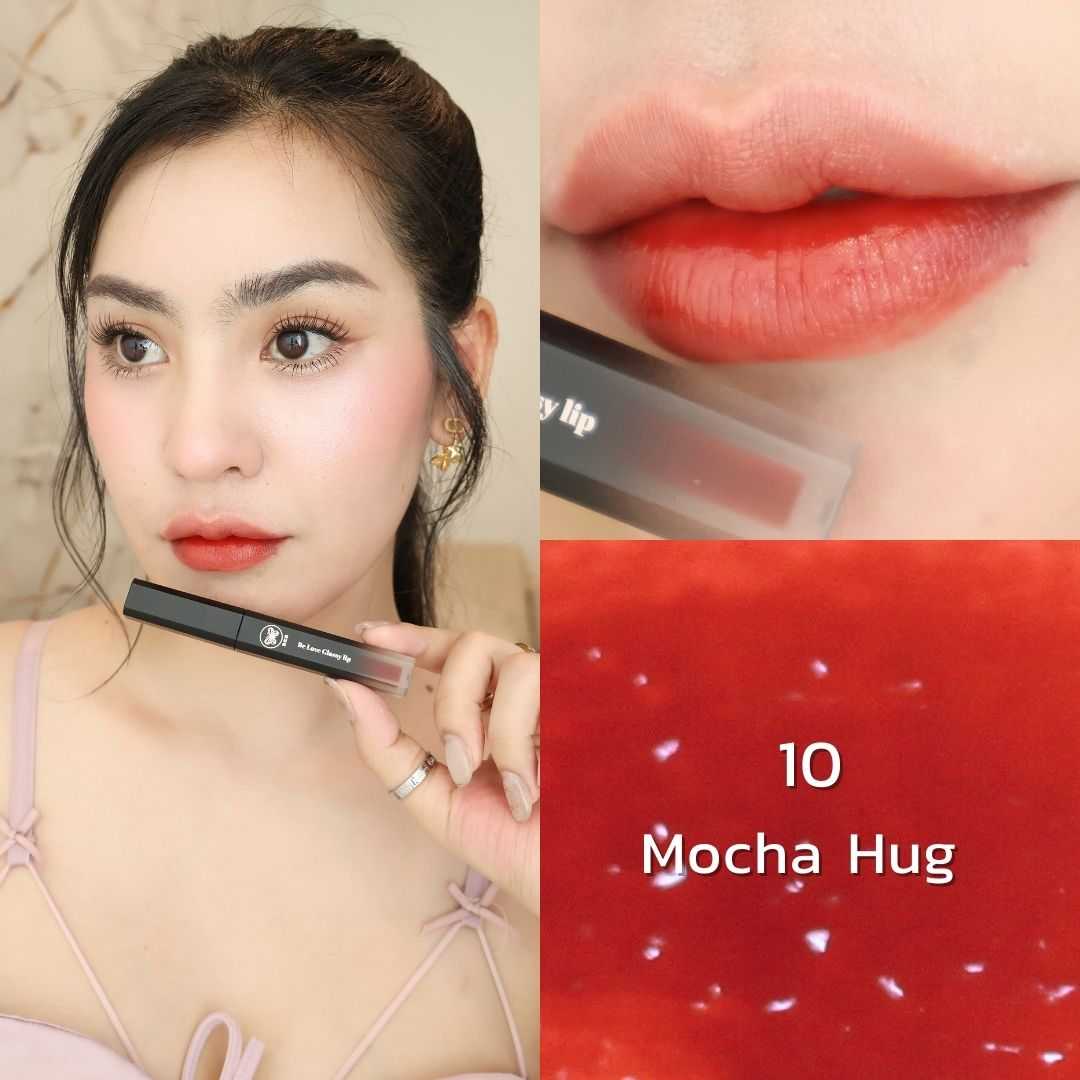 BEB COSMETICS BEB BE LOVE GLASSY LIP 10ชื่อสี  Mocha Hug