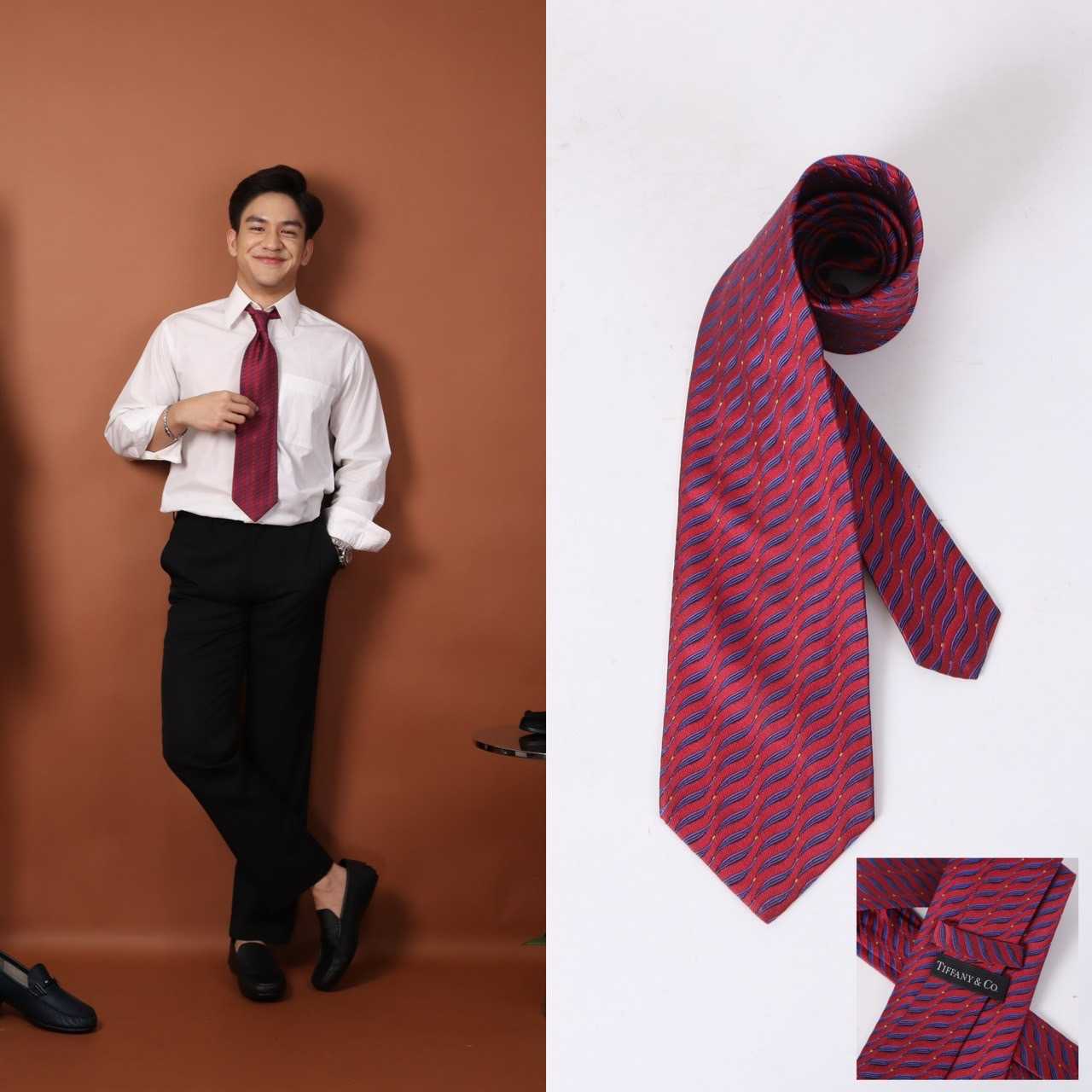 TIFFANY&CO. NECKTIE 9.5 CM