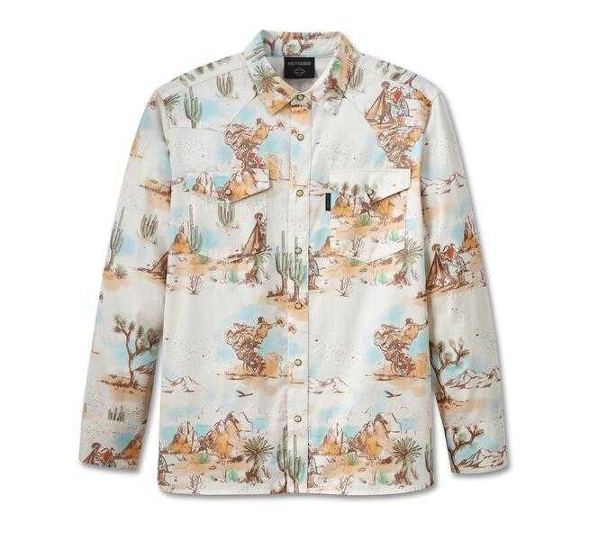 Harley-Davidson Out West Printed Woven Shirt