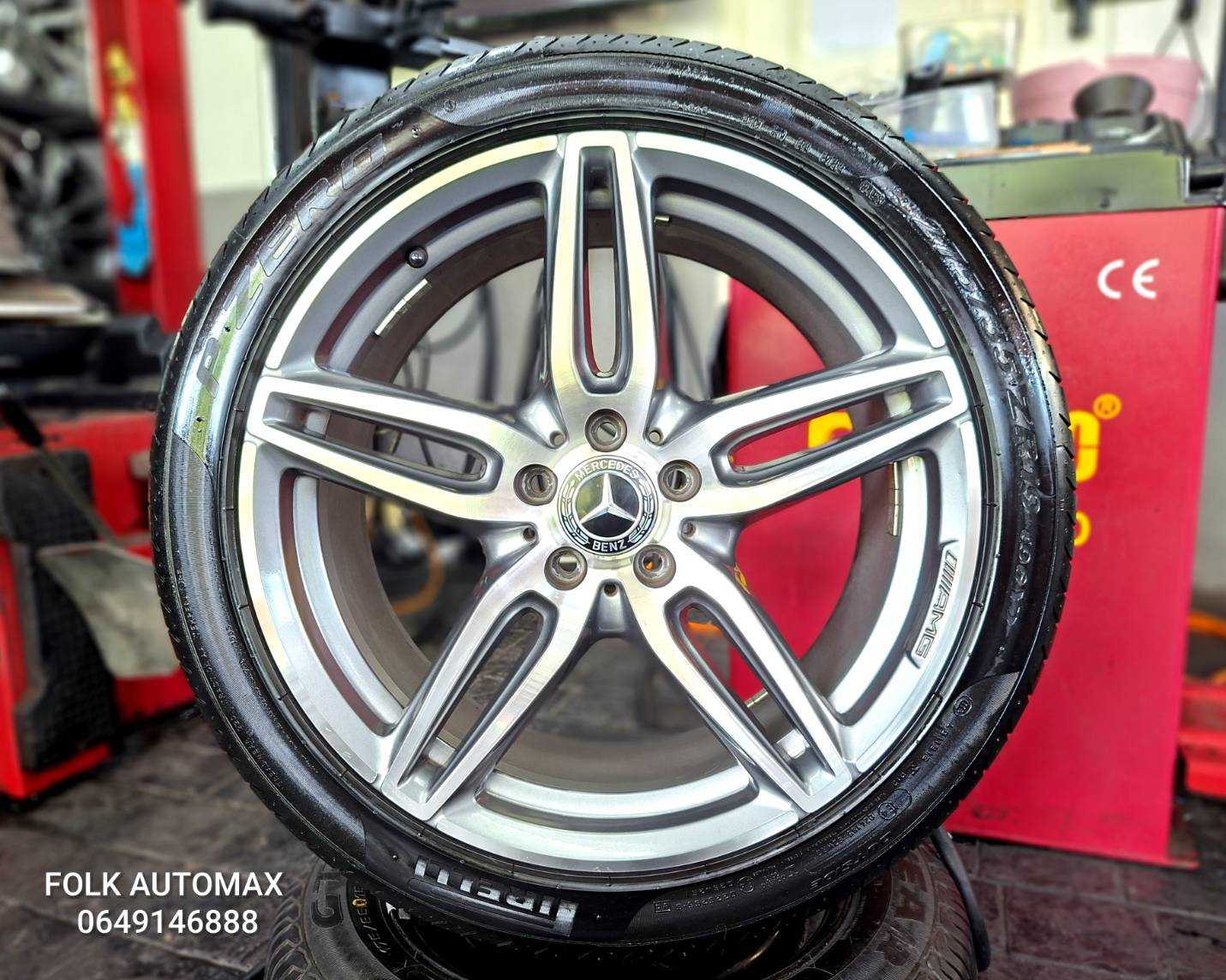 ปี 23 ล้อ Mercedes Benz แท้ ขอบ 19 E Class  พร้อมยาง ปี23 1646468  91093368  91141468