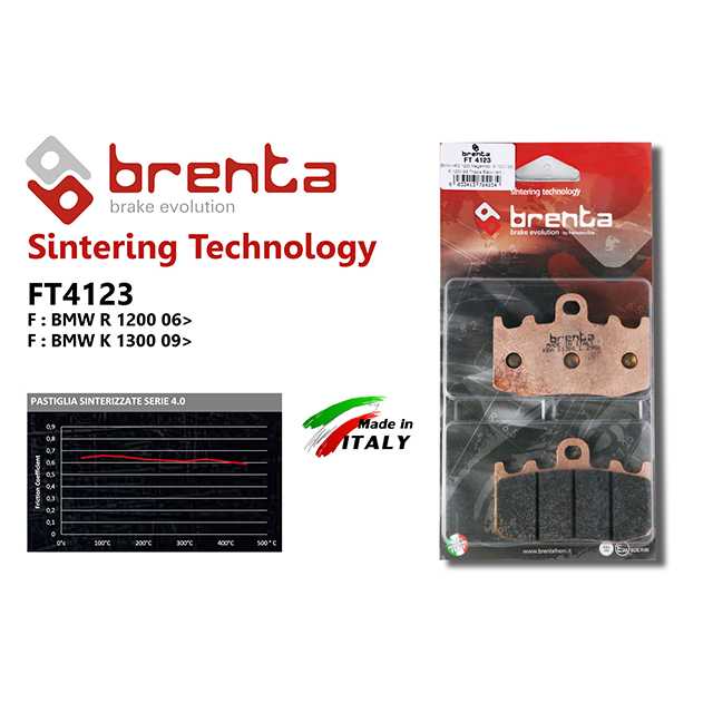 brenta BR4123(Sintered, Front)-BMW K1200/1300   R1100/1150