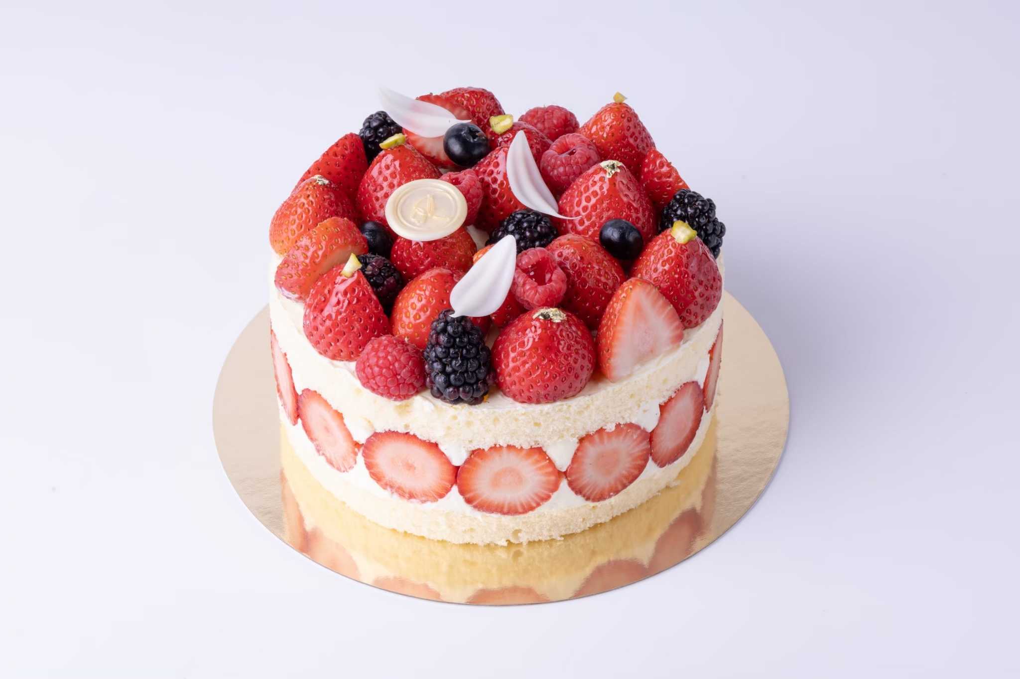 (Pattaya&BKK only❗️) Mixed Berry Cream Cake 1 Pound