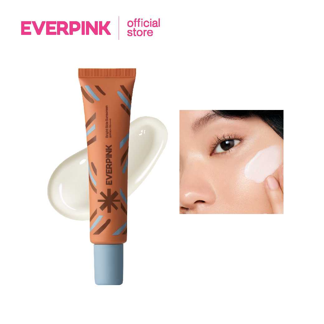 [ซื้อ 1 แถม 1 ฟรี 1-30 มิ.ย. เท่านั้น] EVERPINK Bright Side Sunscreen (SPF50+ PA++++) กันแดดกะเพรา