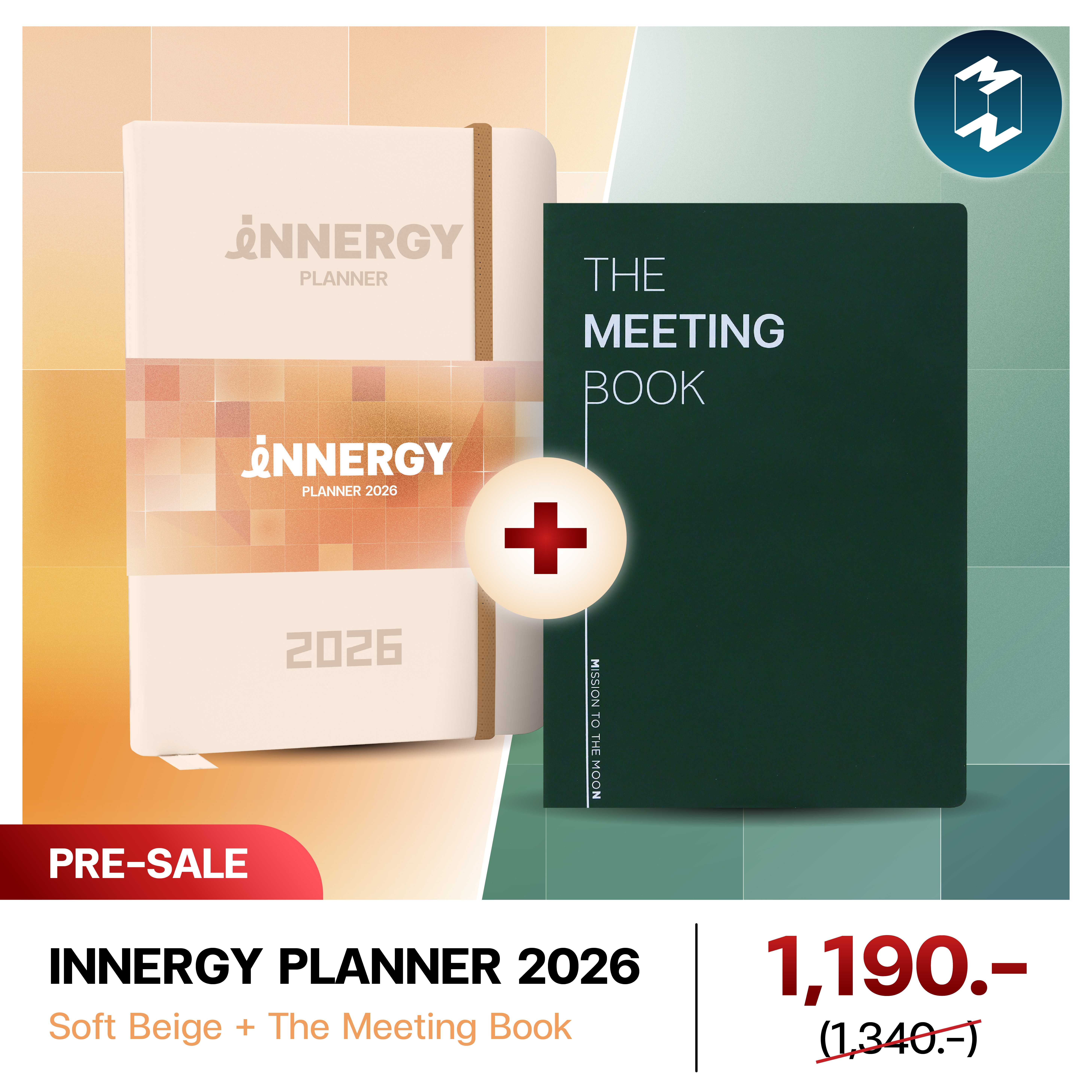 [Pre-Sale]Mission To The Moon INNERGY PLANNER 2026 - Soft Beige + The Meeting Book