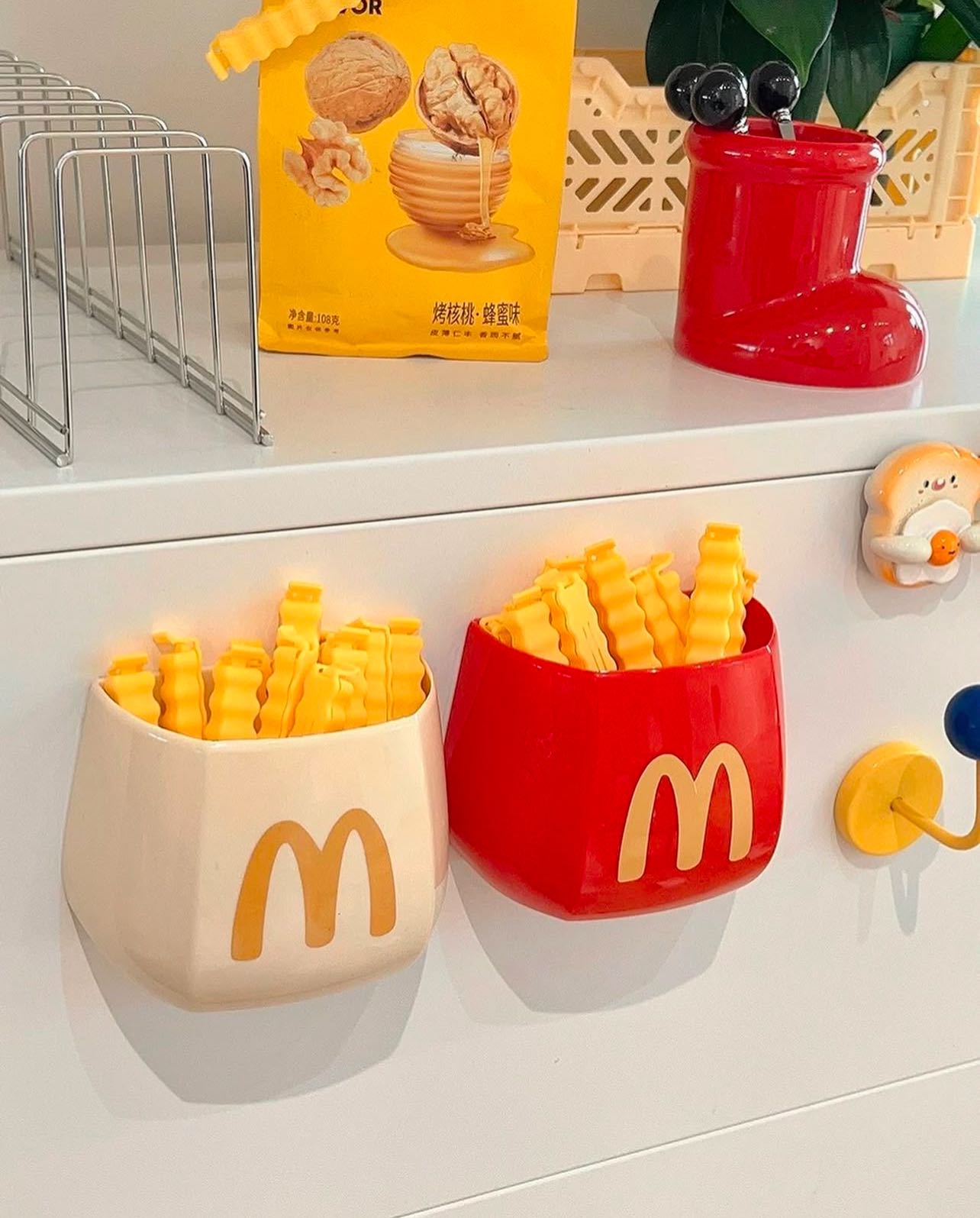 ที่หนีบ 𝐅𝐫𝐢𝐞𝐬 𝐂𝐥𝐢𝐩𝐬 𝐌𝐜 🍟  Twinnies Decor
