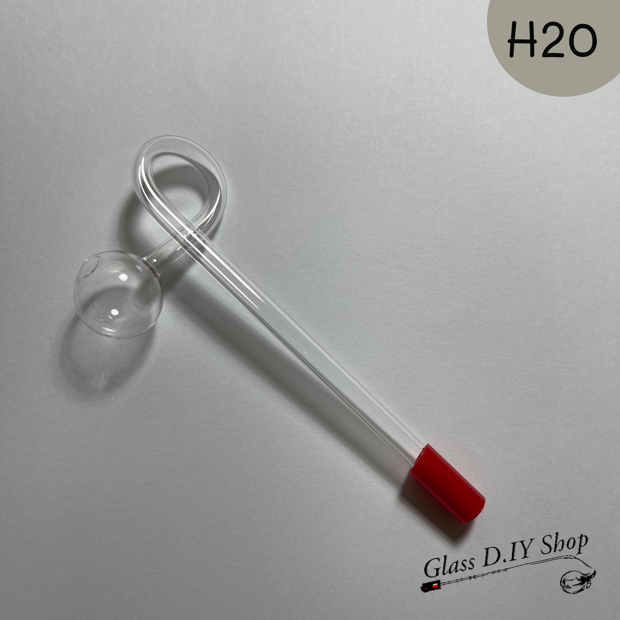 H20 หลอดแก้วก้นหอย
