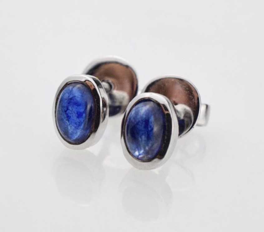 ต่างหูพลอย #minimearrings รหัส E006