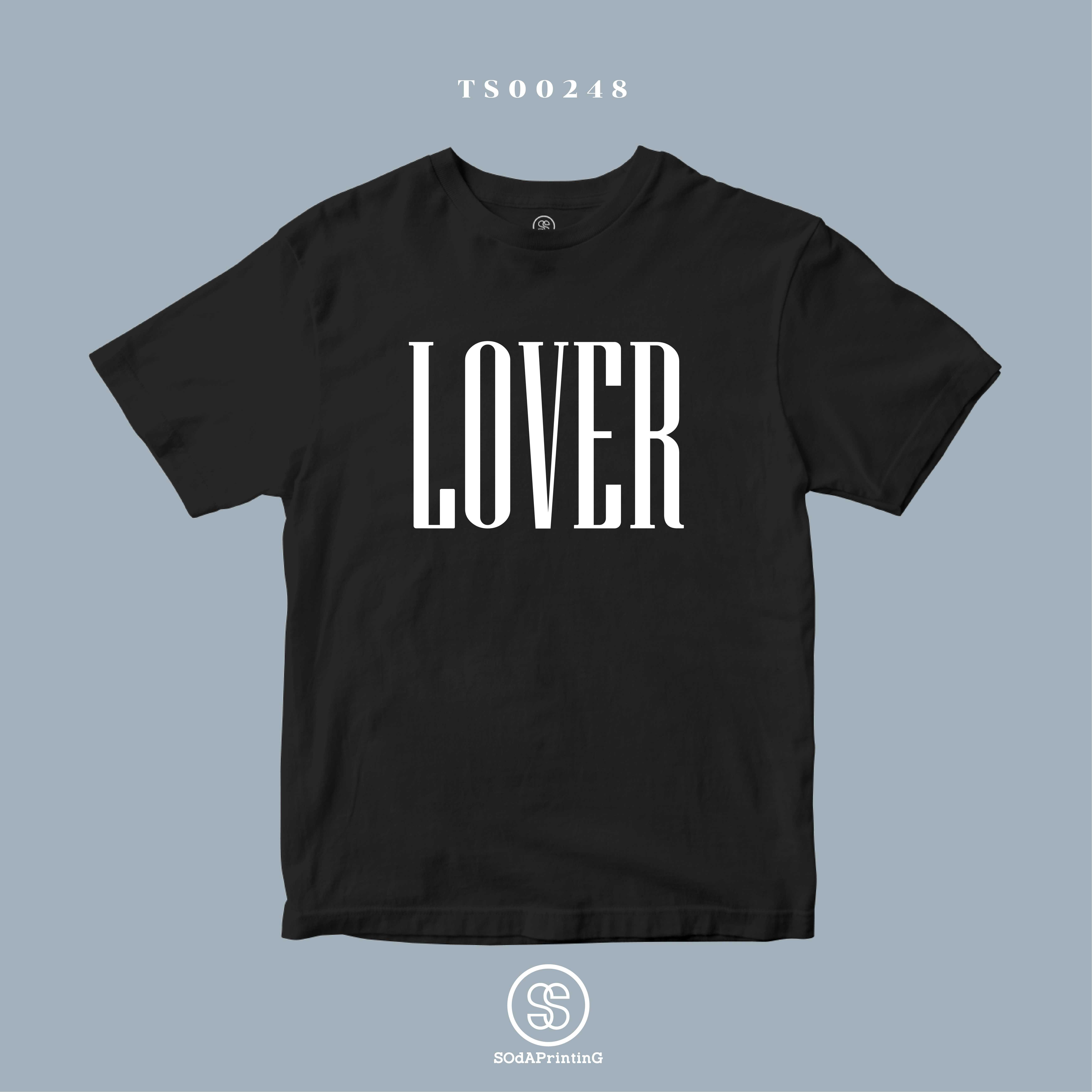 เสื้อ LOVER สีดำ #LoveCollection #SOdAtee TS00248