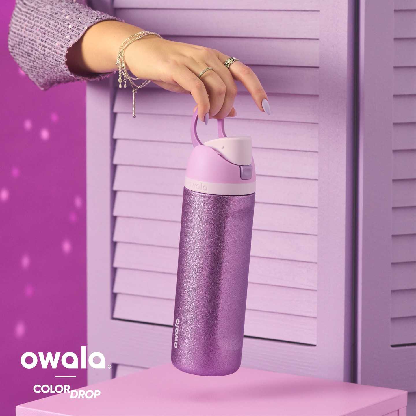 Owala Color Drop FreeSip 24oz - So Eggstra  จากอเมริกา พร้อมส่ง