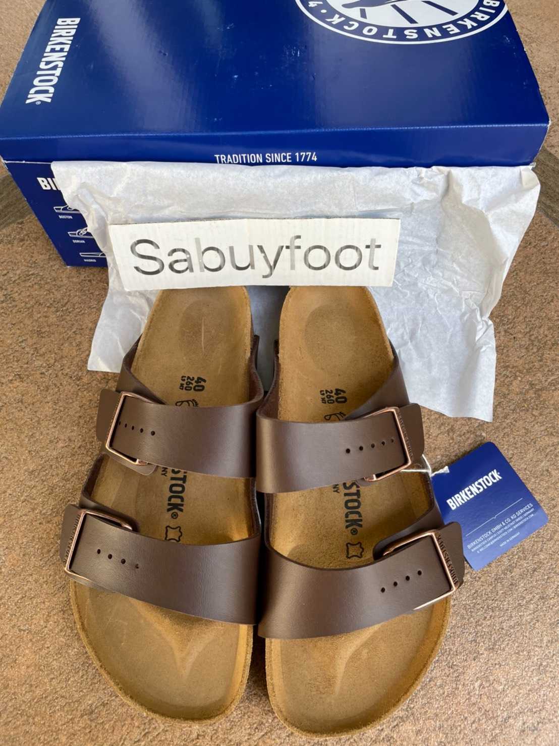 พร้อมส่ง Birkenstock Arizona Dark Brown (Unisex)
