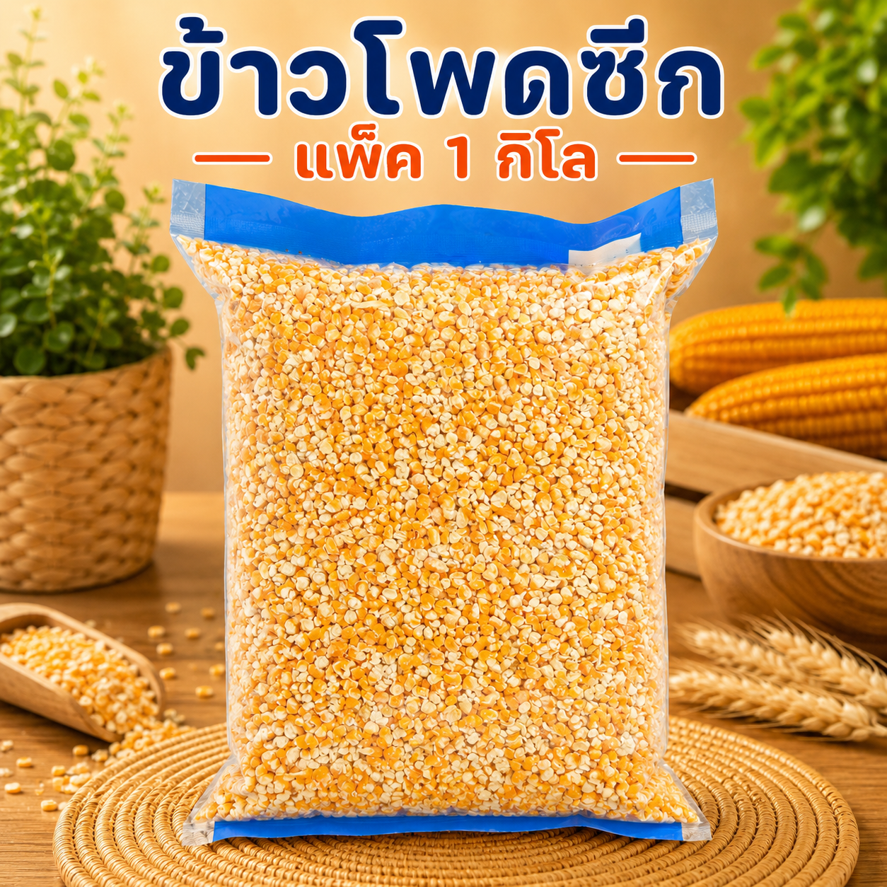 ข้าวโพดซีก แพ็ค 1 กิโล