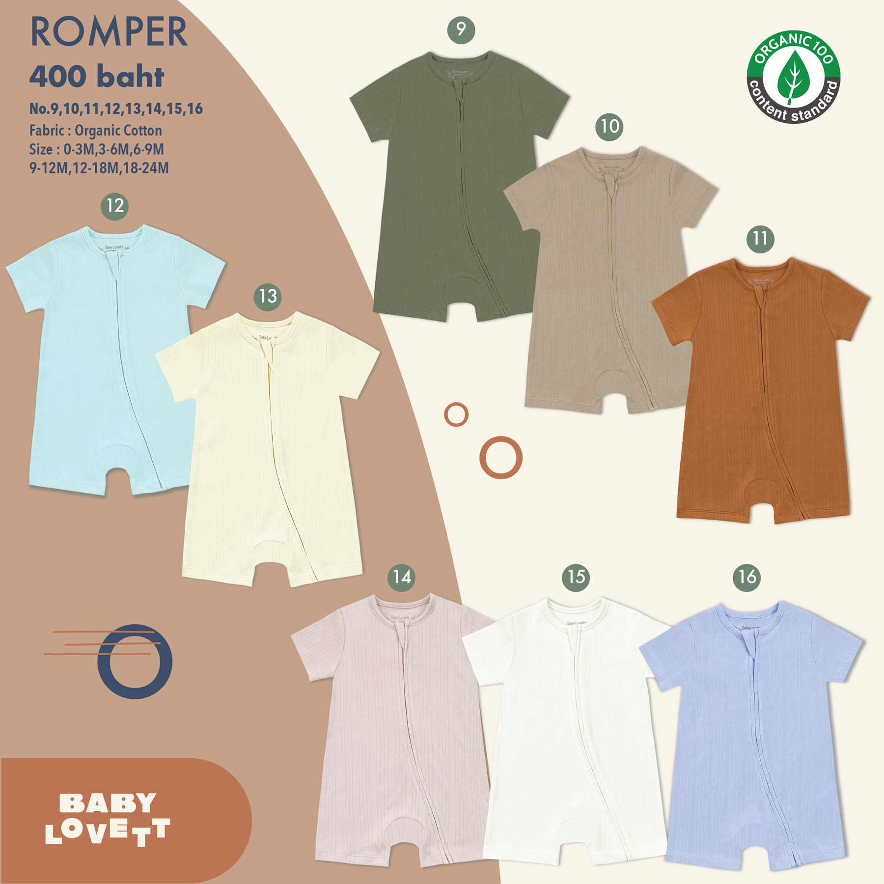 Organic (BBB) - Romper