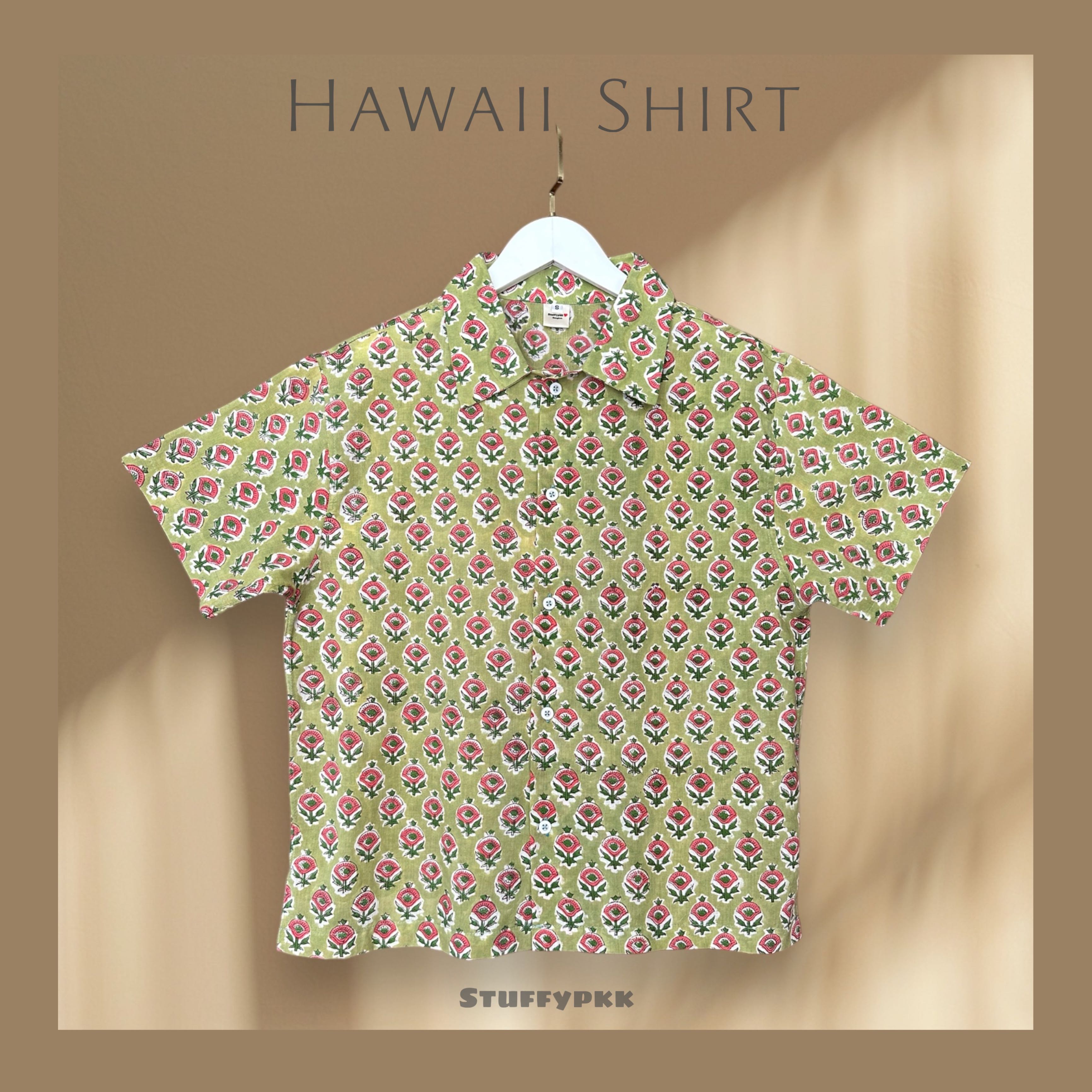 𝐇𝐚𝐰𝐚𝐢𝐢 Shirt สีเขียวมะกอก🫒