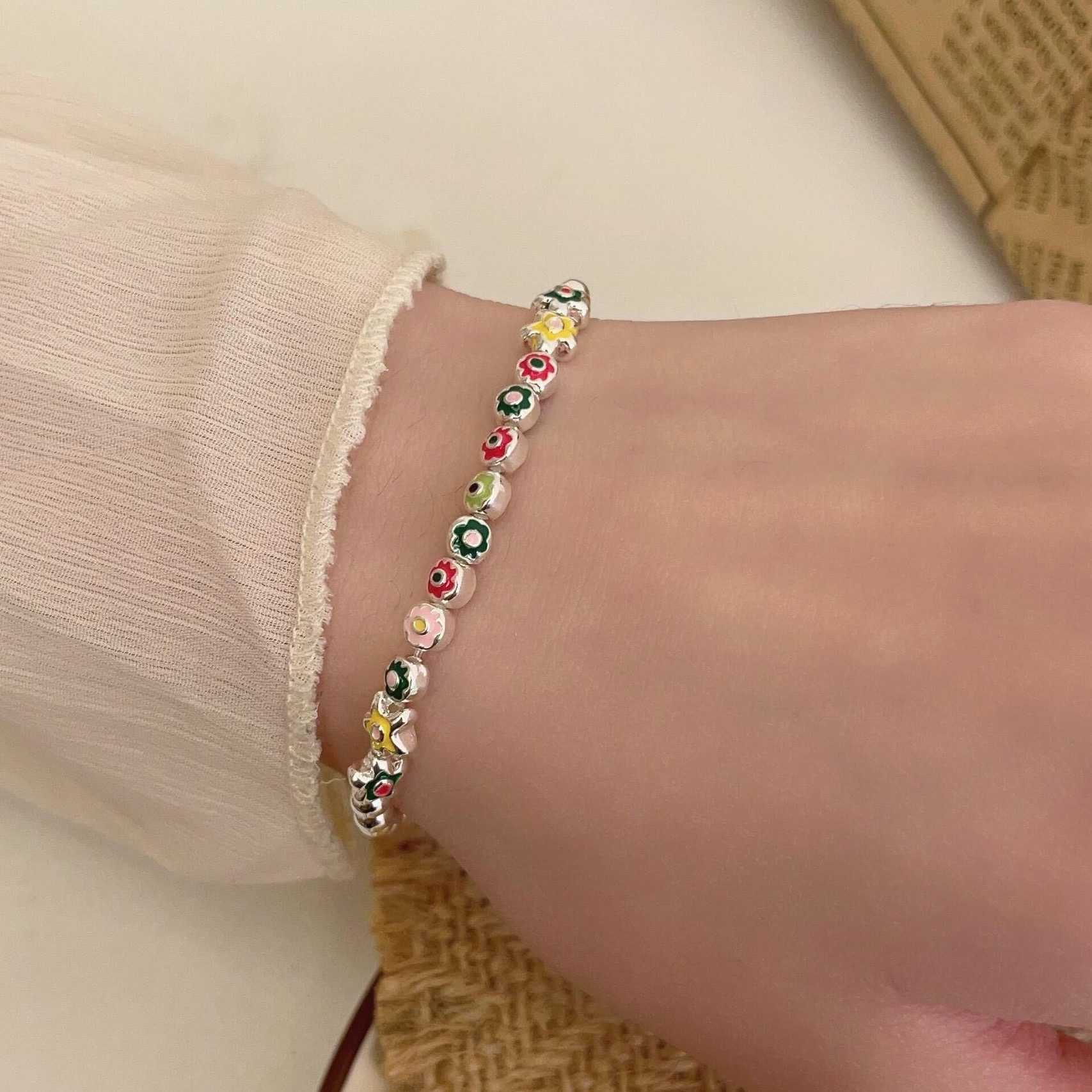 [พร้อมส่ง] ⛓️💍 สร้อยข้อมือ สีสันสดใสน่ารักมากๆ | QG016