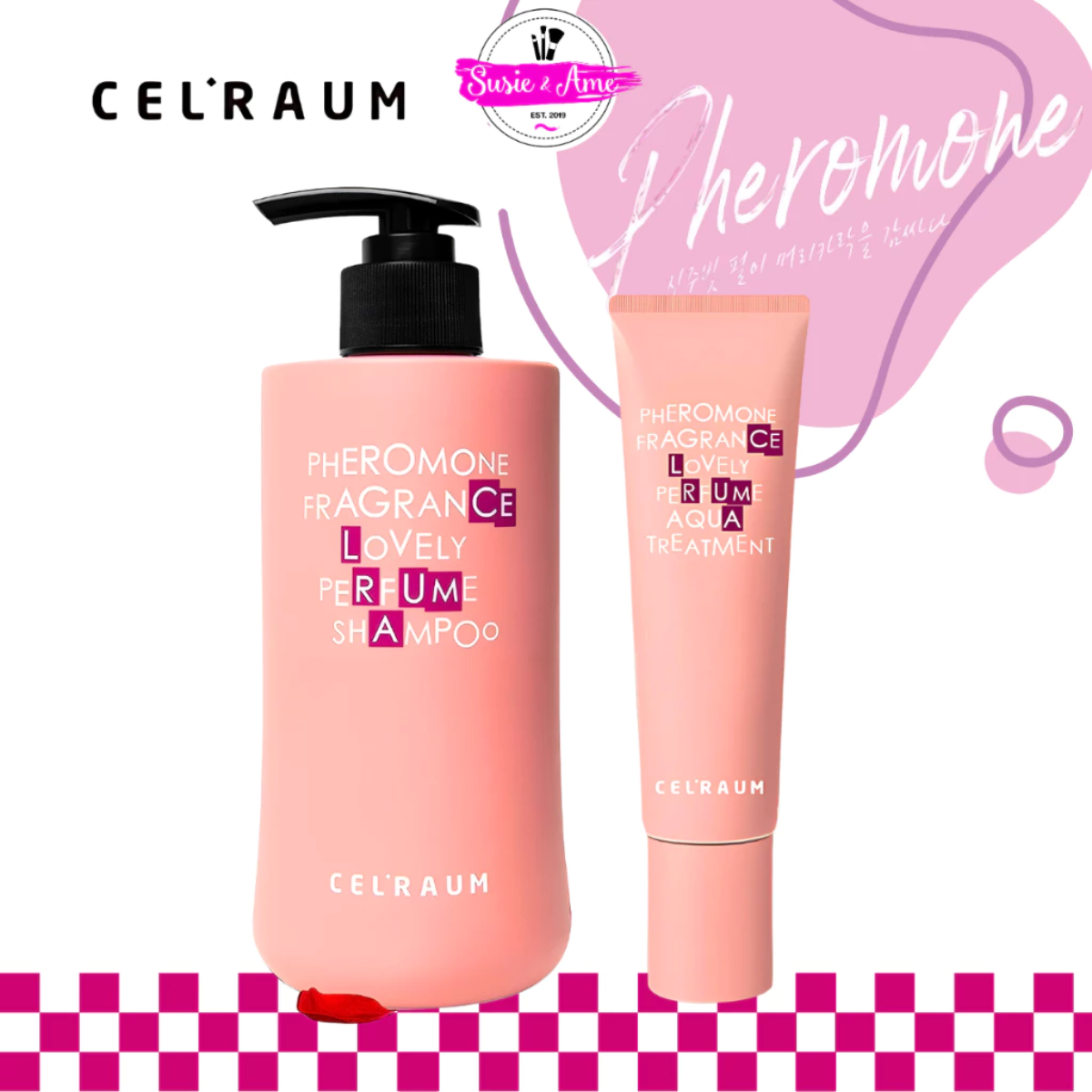 🍒 CELRAUM Fheromone Fragrance Lovely Perfume Shampoo แชมพูฟีโรโมน