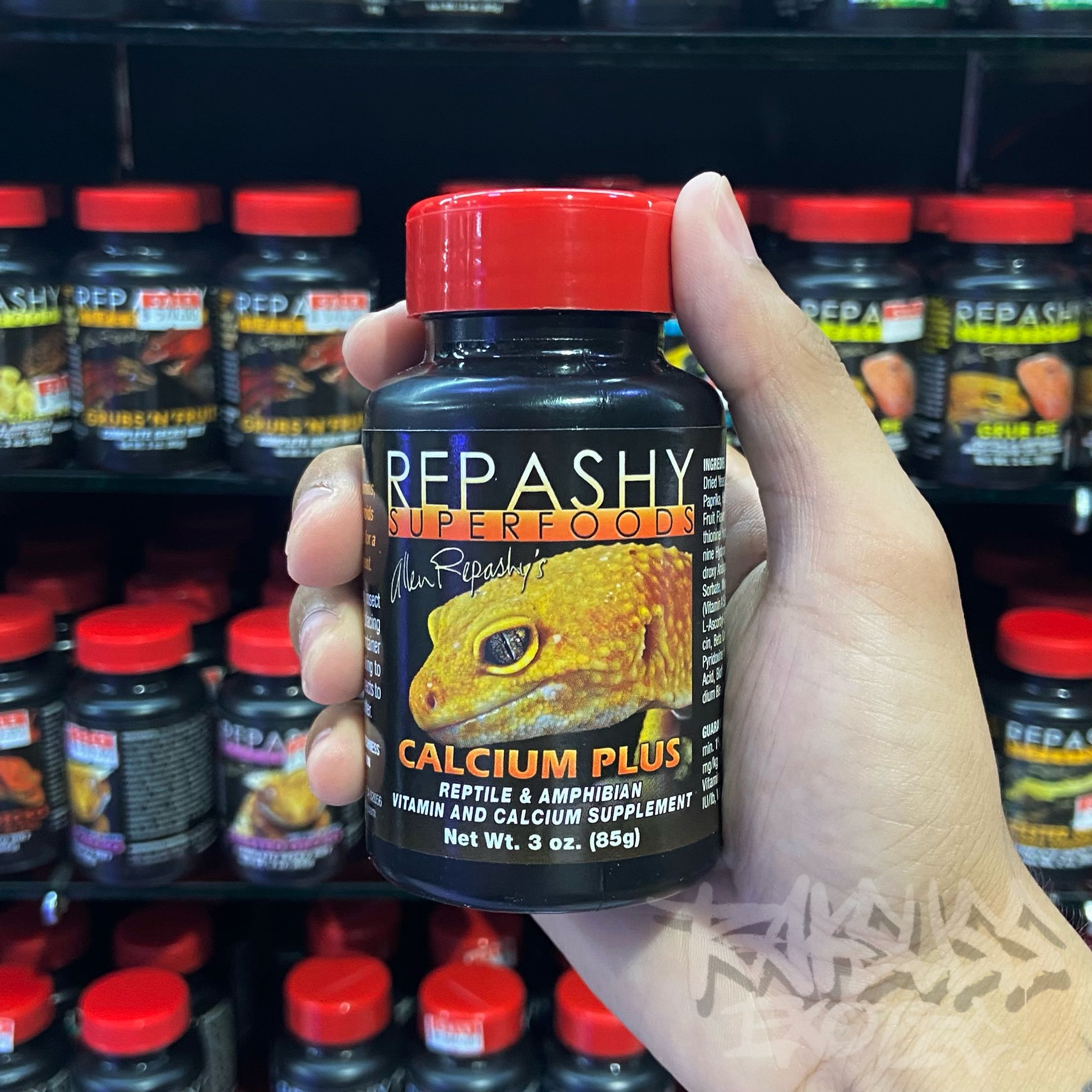 Repashy Calcium Plus Reptile & Amphibian Vitamin & Calcium Supplement Net Wt. 3oz. (85g)