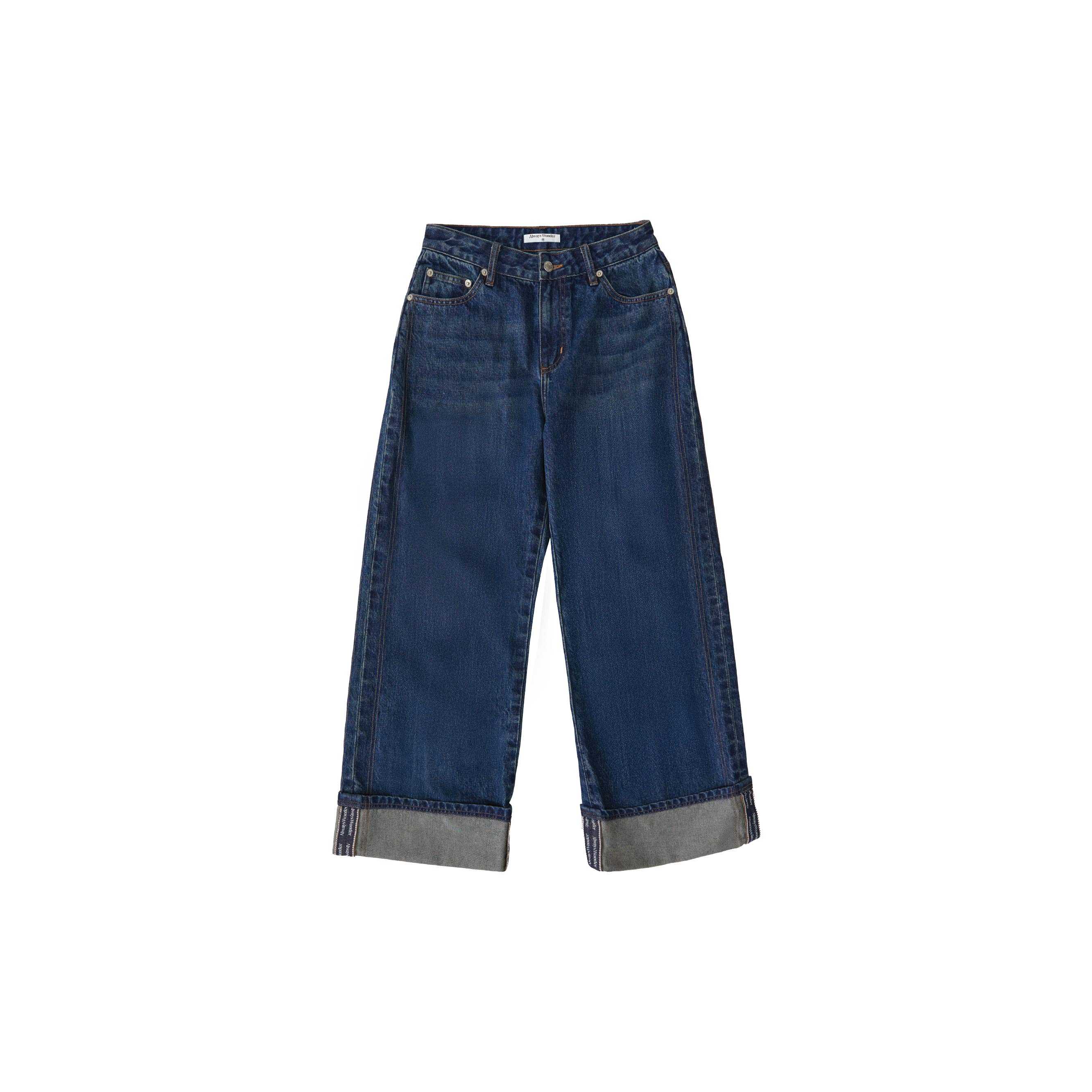 Sculpture Form Denim Pants | Deep Indigo