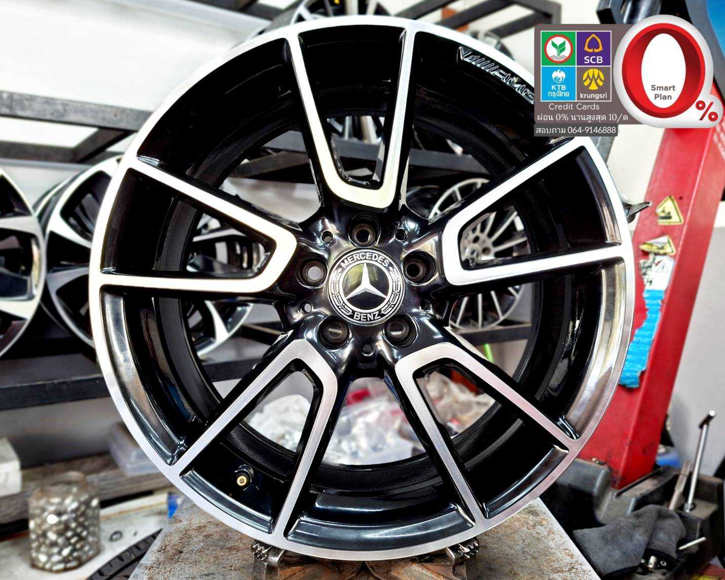 ขายล้อเปล่า Mercedes Benz แท้ ขอบ 19 C Class w205 5 รู 112 หน้ากว้าง 7.5 J ET 44.      1407268 