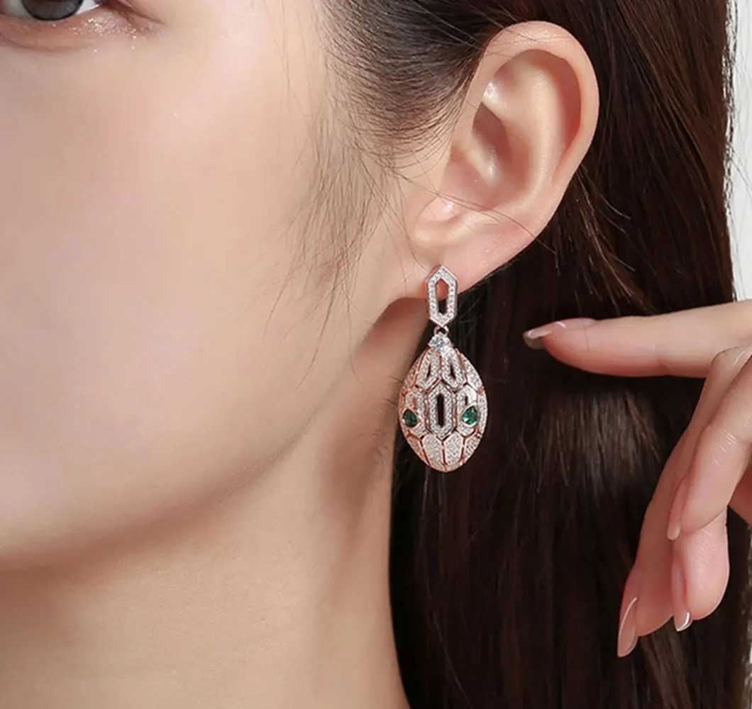 snake collection earrings l