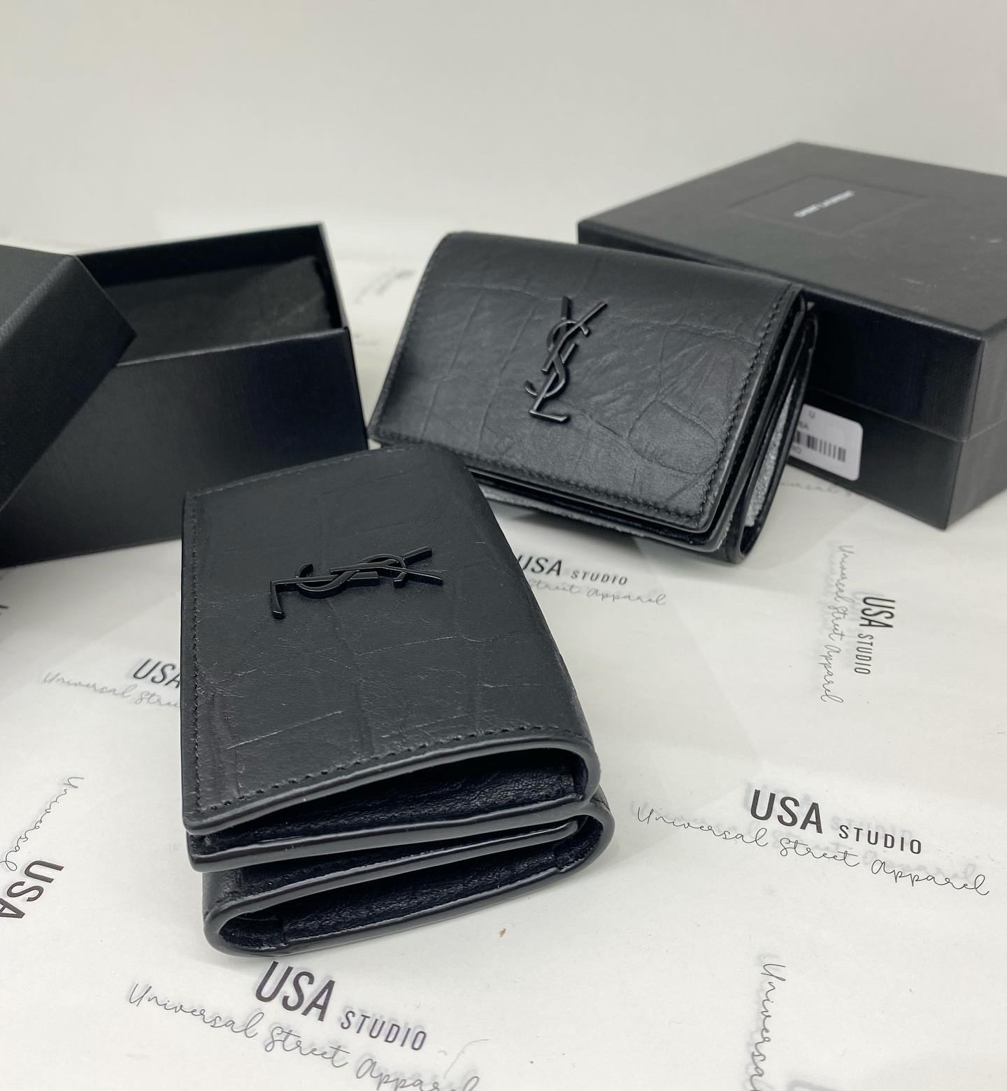 Saint laurent trifold wallet 