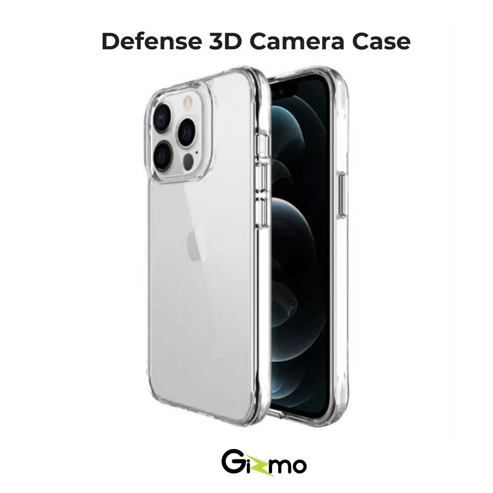 Gizmo เคสไอโฟน 13 ,13 Pro,13 Pro max เคสใสโชว์เครื่องสวย รุ่น Defense 3D camera case