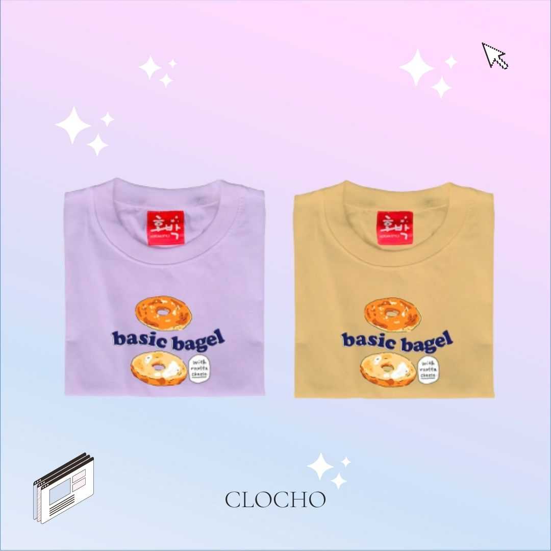 เสื้อยืด ลาย basic bagel รุ่น 𝗖𝗹𝗮𝘀𝘀𝗶𝗰