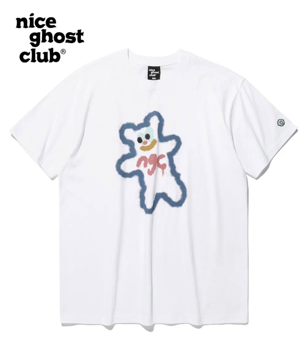 /พร้อมส่ง/ NICE GHOST CLUB SPRAY PRINT TEE