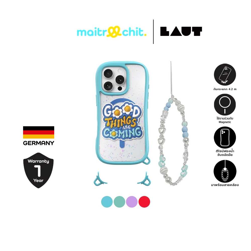 LAUT รุ่น Pop Lovie เคสสำหรับ iPhone 16 / 16 Plus / 16 Pro / 16 Pro Max