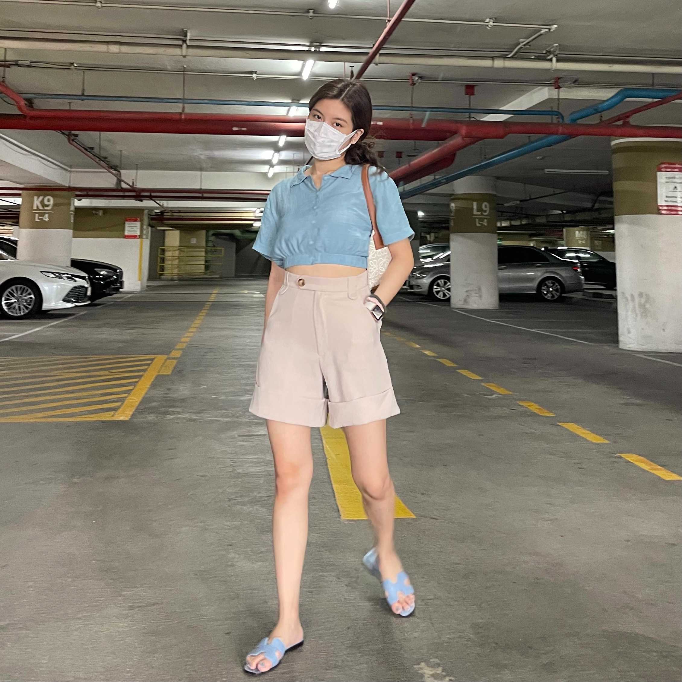 Mika Shorts in Soy Milk