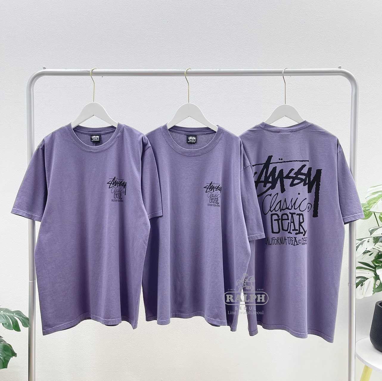 Stussy Classic Gear Tee (Purple)